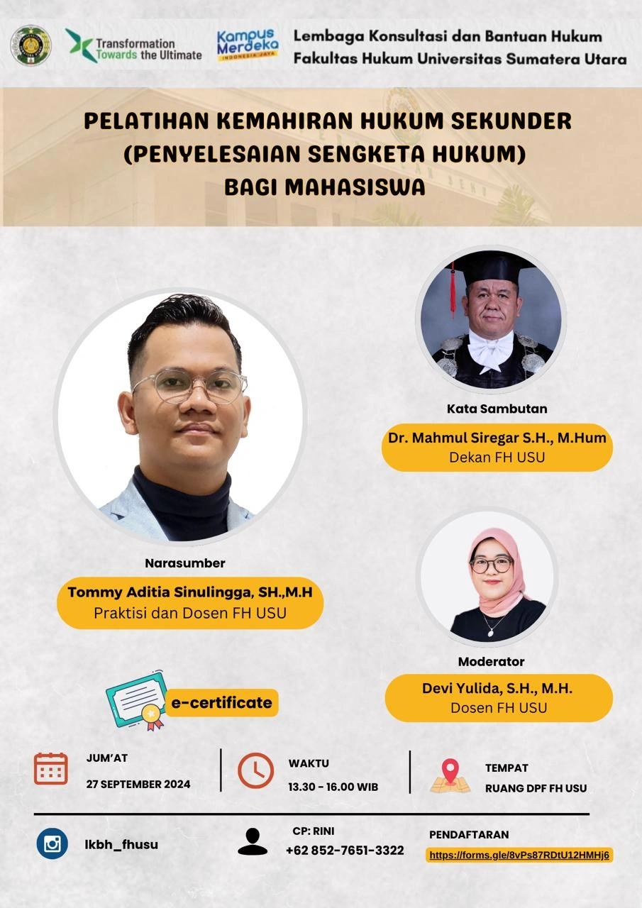 Secondary Legal Proficiency Training (Legal Dispute Resolution)